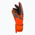 Guanti da portiere per bambini Reusch Attrakt Silver Junior hyper orng/elec blue/blck 4