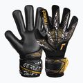 Guanti da portiere Reusch Attrakt Silver NC Finger Support nero/oro/bianco/nero
