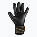 Guanti da portiere per bambini Reusch Pure Contact Infinity Junior nero/oro/nero 3