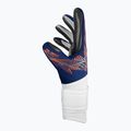 Guanti da portiere per bambini Reusch Pure Contact Silver Junior premium blu/arancio elettrico/nero 4