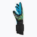 Guanti da portiere Reusch Pure Contact Aqua black/fluo lime/aqua 5