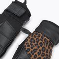 Guanto da sci da donna Reusch Beatrix R-Tex XT nero/marrone leopardato 5