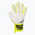 Guanti da portiere di sicurezza Reusch Attrakt Grip giallo/argento 3