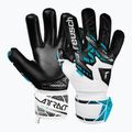Guanti da portiere per bambini Reusch Attrakt Gold NC Junior bianco/argento/nero