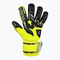 Guanti da portiere per bambini Reusch Attrakt Freegel Silver Junior di sicurezza giallo/argento/nero 2