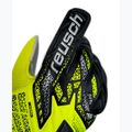 Guanti da portiere per bambini Reusch Attrakt Solid Junior di sicurezza giallo/argento 5