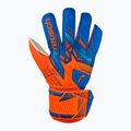 Guanti da portiere per bambini Reusch Attrakt Solid Junior arancione/blu shocking 2