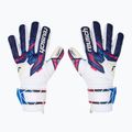 Guanti da portiere per bambini Reusch Attrakt RE:GRIP NC Junior blu/rosa/bianco 2