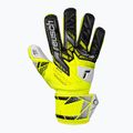 Guanti da portiere per bambini Reusch Attrakt Grip Junior di sicurezza giallo/argento 2