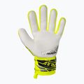 Guanti da portiere per bambini Reusch Attrakt Grip Junior di sicurezza giallo/argento 3