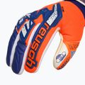 Guanti da portiere per bambini Reusch Attrakt Freegel Gold NC Junior arancio/blu 4