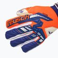 Guanti da portiere per bambini Reusch Attrakt Freegel Gold NC Junior arancio/blu 6