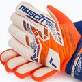 Reusch Attrakt Starter Solid guanti da portiere arancione shocking/blu energia 4