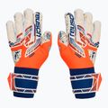 Guanti da portiere Reusch Attrakt Fusion arancione shocking/blu energia 2
