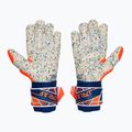 Guanti da portiere Reusch Attrakt Fusion arancione shocking/blu energia 3
