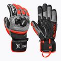 Guanti da sci uomo Reusch Worldcup Warrior GS black/silver/fluorescent red