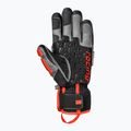Guanti da sci uomo Reusch Worldcup Warrior GS black/silver/fluorescent red 4