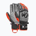 Guanti da sci Reusch Worldcup Warrior DH black/silver/fluo red