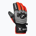 Guanti da sci per bambini Reusch Worldcup Warrior GS black/silver/fluo red 2