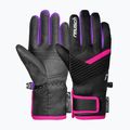 Guanti da sci per bambini Reusch Dan R-Tex XT Junior black/pink glo 2