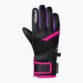 Guanti da sci per bambini Reusch Dan R-Tex XT Junior black/pink glo 3
