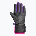Guanti da sci per bambini Reusch Dan R-Tex XT Junior black/pink glo 4