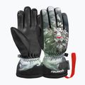 Guanti da sci per bambini Reusch Carter R-Tex XT blck/silver/fluo red