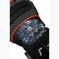 Guanti da sci per bambini Reusch Warrior R-Tex XT Junior black/silver/fluorescent red 7
