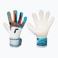 Guanti da portiere Reusch Attrakt SpeedBump white/light blue
