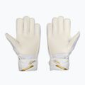 Guanti da portiere per bambini Reusch Attrakt AB1 Solid Junior white/gold 3