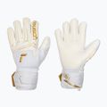 Guanti da portiere Reusch Attrakt AB1 Advance white/gold