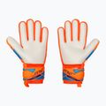 Guanti da portiere per bambini Reusch Attrakt Grip Junior shocking orange/blue 3