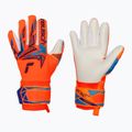 Guanti da portiere per bambini Reusch Attrakt Freegel Advance Junior shocking orange/blue