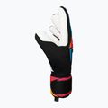 Guanti da portiere Reusch Attrakt Freegel Advance black/aqua blue/shocking orange 4