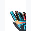 Guanti da portiere Reusch Attrakt Freegel Advance black/aqua blue/shocking orange 6