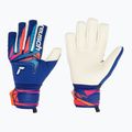 Guanti da portiere per bambini Reusch Attrakt Gold X NC Junior sharp blue/white/shocking orange
