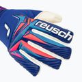 Guanti da portiere per bambini Reusch Attrakt Gold X NC Junior sharp blue/white/shocking orange 4