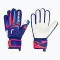 Guanti da portiere per bambini Reusch Attrakt Grip Junior sharp blue/white/shocking orange