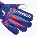 Guanti da portiere per bambini Reusch Attrakt Grip Junior sharp blue/white/shocking orange 4