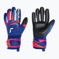 Guanti da portiere per bambini Reusch Attrakt Infinity Evolution NC Junior sharp blue/shocking orange/black