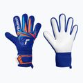 Guanti da portiere Reusch Attrakt Starter Solid sharp blue/white/shocking orange