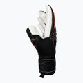 Guanti da portiere Reusch Attrakt Advance Finger Support black/shocking orange 4