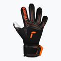 Guanti da portiere per bambini Reusch Attrakt Advance Finger Support Junior black/shocking orange 2