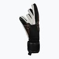 Guanti da portiere per bambini Reusch Attrakt Advance Finger Support Junior black/shocking orange 4