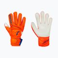Guanti da portiere per bambini Reusch Attrakt Solid Finger Support Junior shocking orange/blue