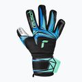 Guanti da portiere per bambini Reusch Attrakt RE:GRIP NC Junior black/ocean light 3