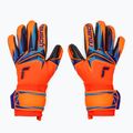 Guanti da portiere per bambini Reusch Attrakt Infinity Evolution NC Junior shocking orange/blue/black 2