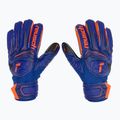 Guanti da portiere per bambini Reusch Attrakt Infinity Finger Support Junior sharp blue/shocking orange/black 2