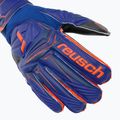 Guanti da portiere per bambini Reusch Attrakt Infinity Finger Support Junior sharp blue/shocking orange/black 4