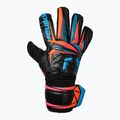 Guanti da portiere Reusch Attrakt Solid black/aqua blue/shocking orange 2